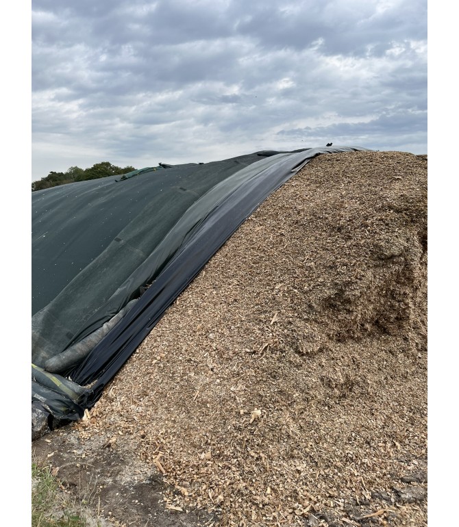 Plastique d'ensilage noir de 175 microns